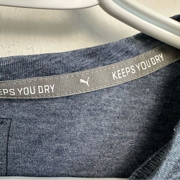 PUMA Blue Logo T-Shirt small - Picture 8 of 8